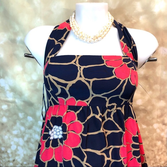 Women Tabitha  100% silk NWOT halter sz Sm - Picture 4 of 7